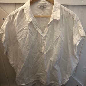 Madewell Woven Pullover Shirt Ladies